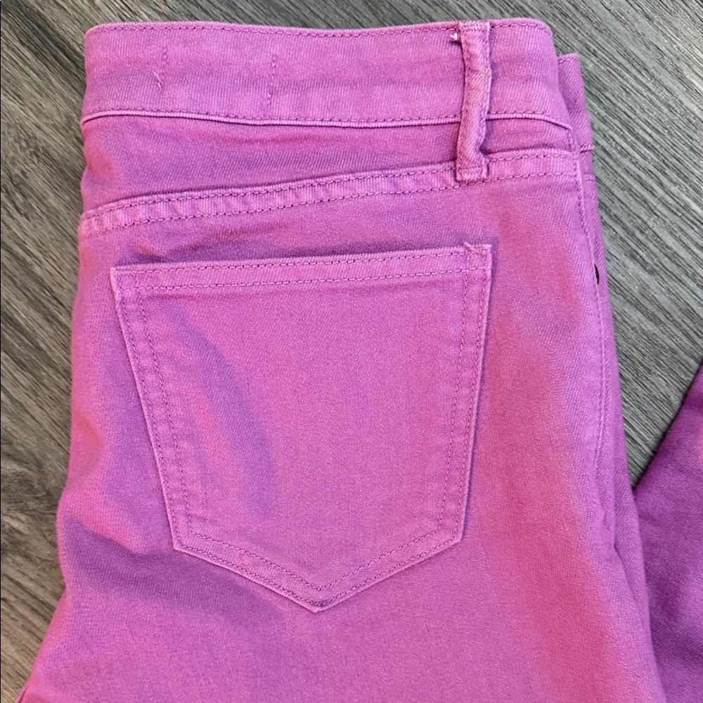 Vibrant Pink Skinny Jeans for Women EUC - Picture 2 of 6